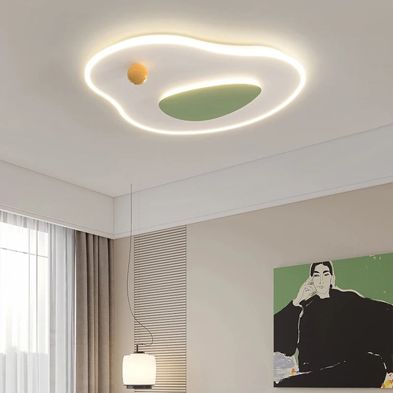 plafonnier led moderne rond carré pour intérieur