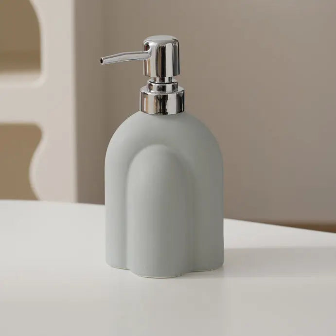 distributeur de savon en céramique pour shampoing et eau portable