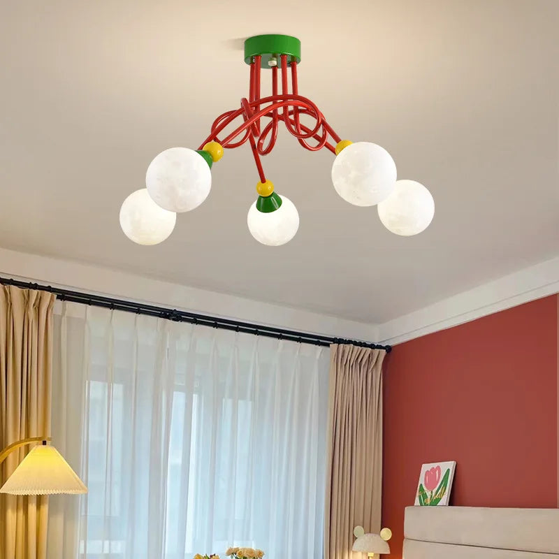 plafonnier 3d lune bulle pour chambre enfant décoration magique