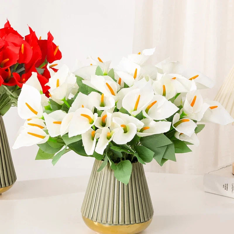 bouquet de lys calla artificiels pour décoration d'événements festifs