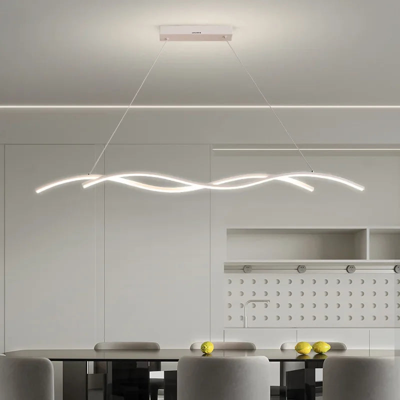 suspension moderne à led pour décoration intérieure élégante