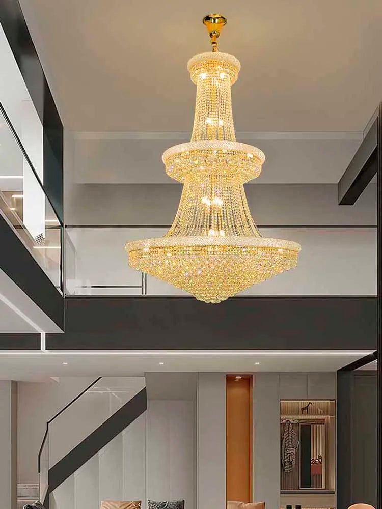 suspension en cristal moderne pour décoration intérieure élégante