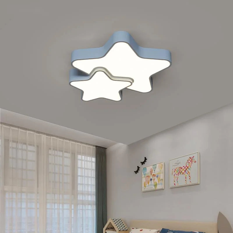 plafonnier moderne minimaliste étoiles coeurs luminaires décoratifs