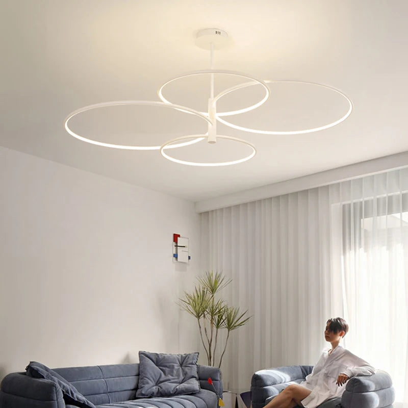 lustre led créatif moderne de luxe pour éclairage intérieur