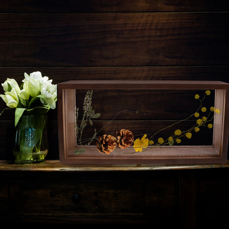 cadre photo boîte à ombre pour fleurs séchées et souvenirs