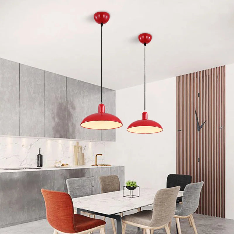 lustre moderne minimaliste style industriel pour café et bar