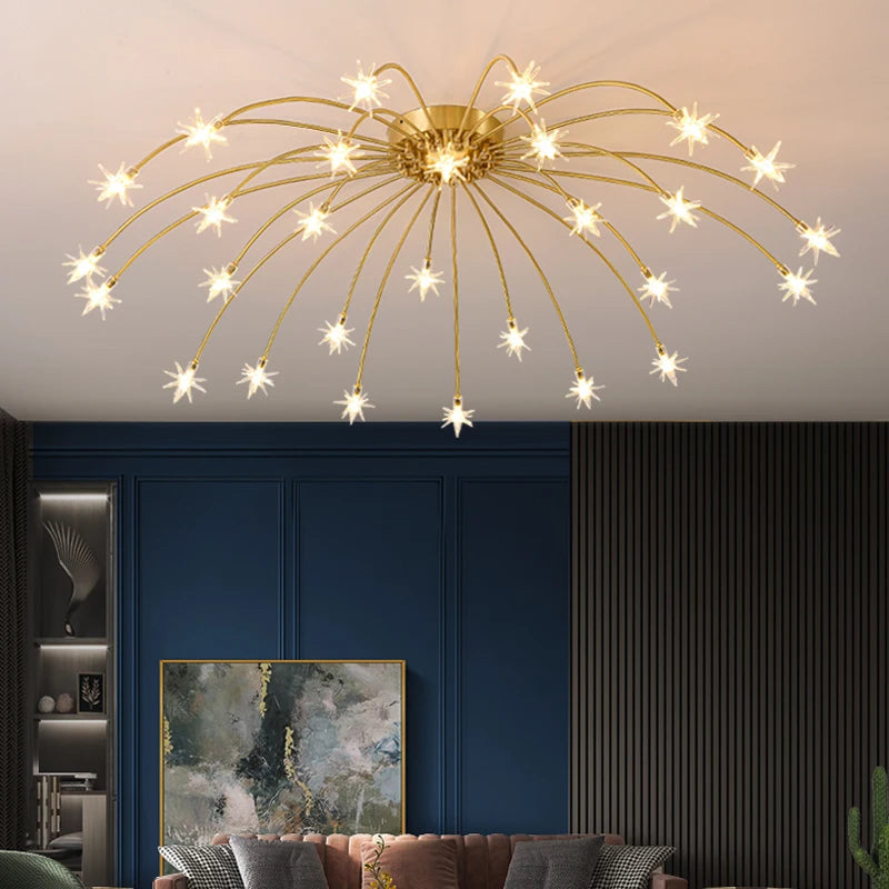 lustre moderne design minimaliste nordique éclairage créatif en led