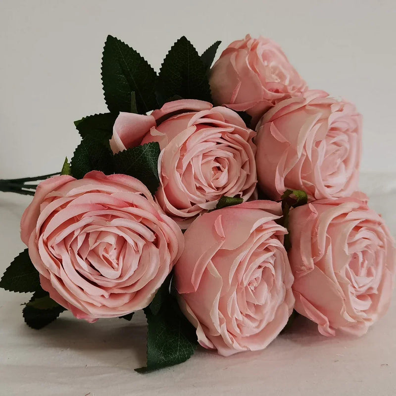 bouquet de roses artificielles pour mariage et décoration jardin