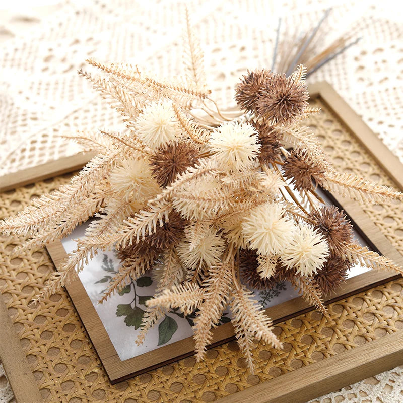 lot de boules de fleurs artificielles pour décoration et bricolage