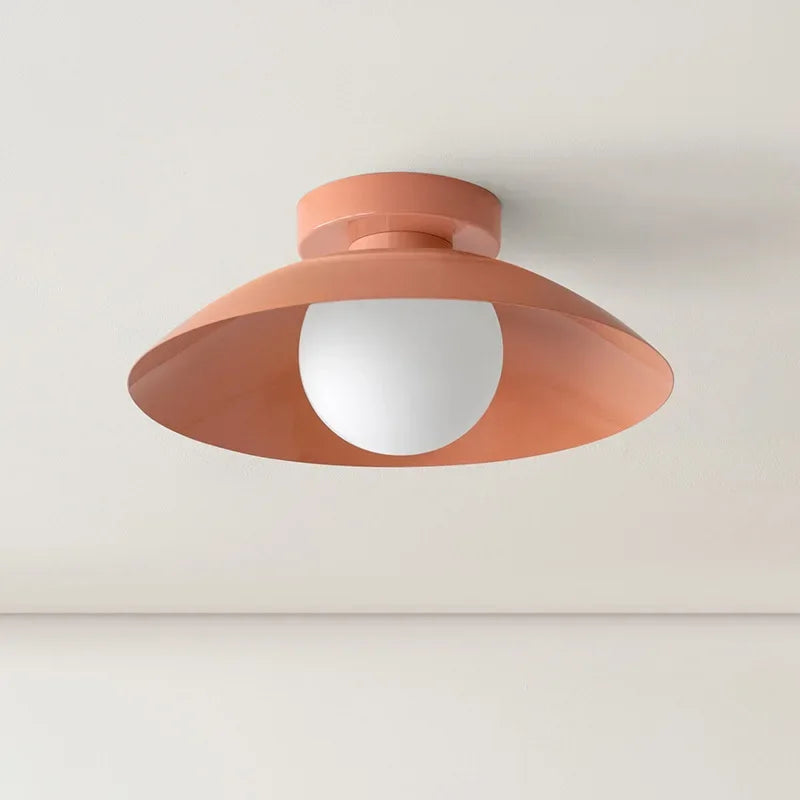 Balcony ceiling lamp, antique cream style creativity, warm and simple, modern LED home lamp, bedroom lamp, Nordic lamp