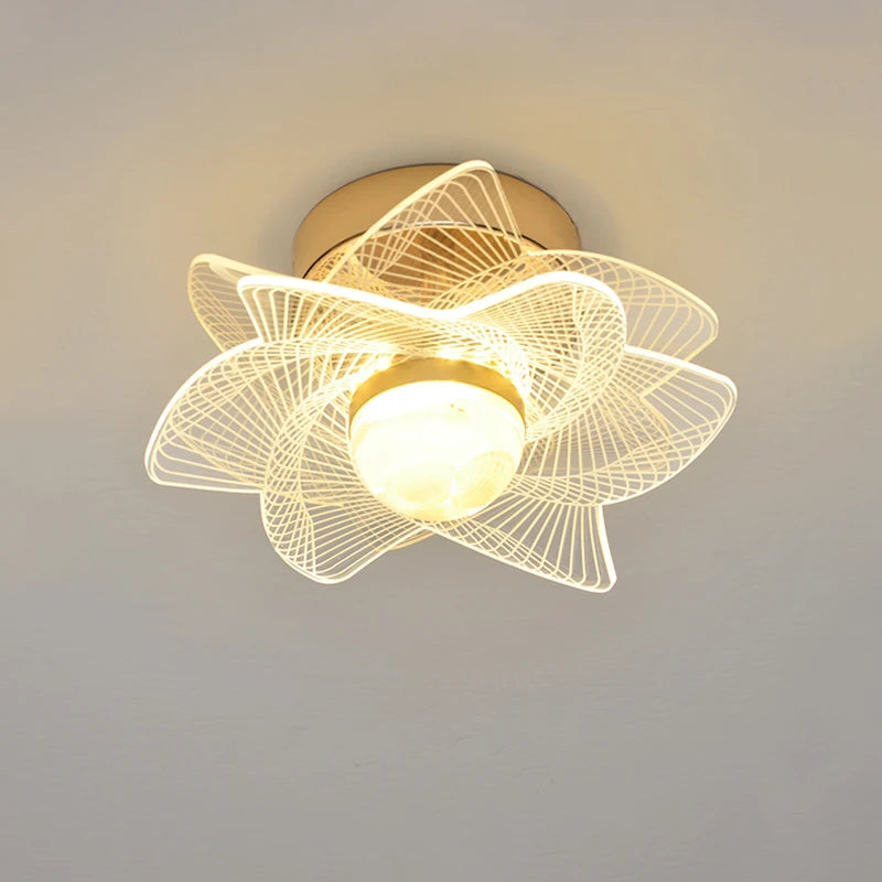 plafonnier led moderne nordique pour intérieur et balcon