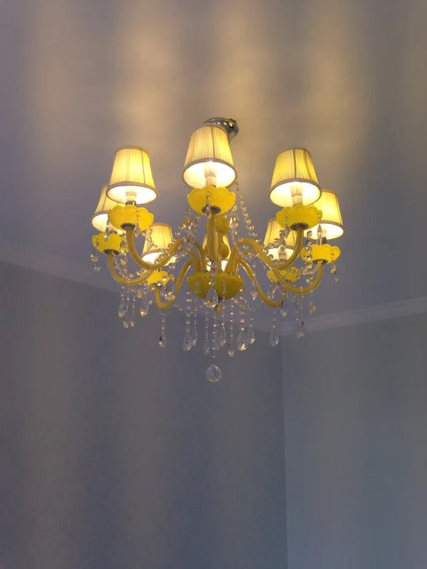 lustre en cristal fantaisie pour mariage moderne élégant