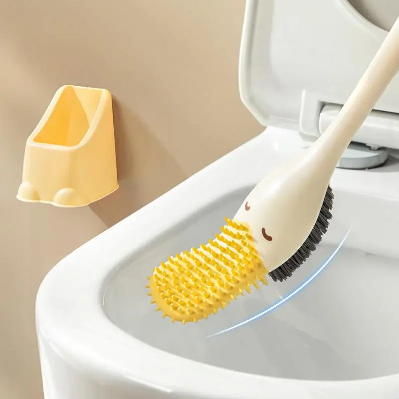 brosse de toilette murale canard créatif peu encombrant