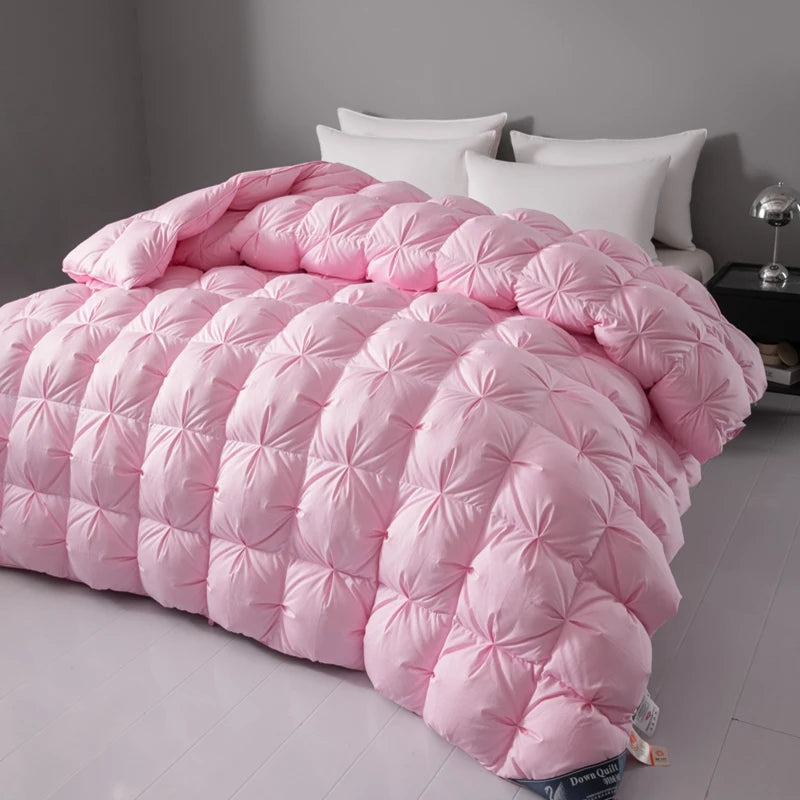 couettes de luxe en duvet d'oie ultra douces pour toutes les saisons