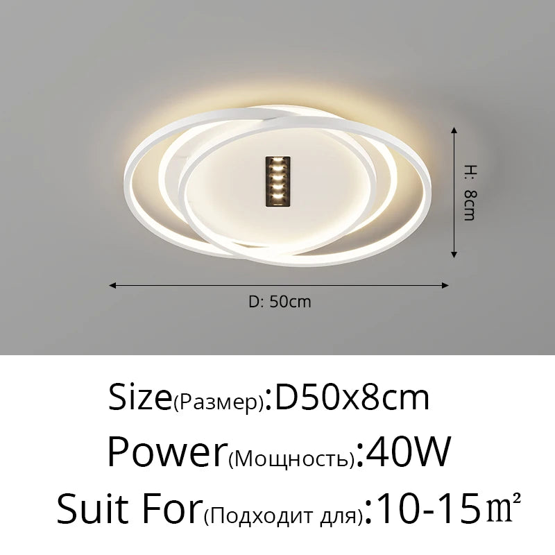 plafonnier led moderne design créatif pour intérieur minimaliste