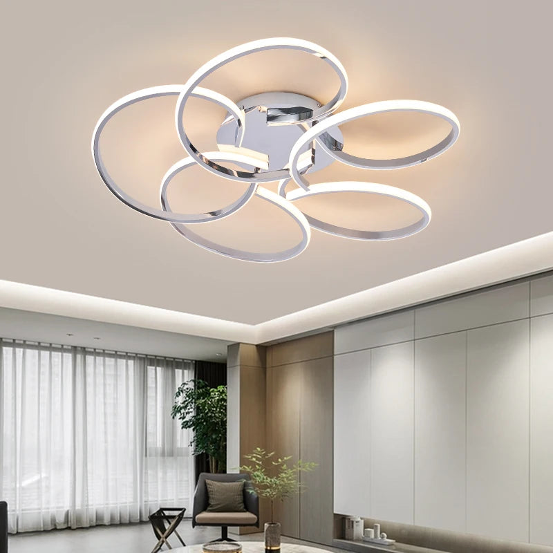 plafonnier moderne design créatif à leds pour intérieur