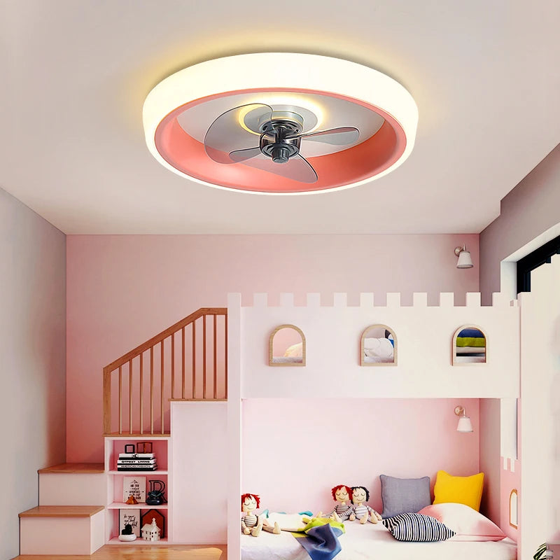 ventilateur de plafond moderne à led avec télécommande créatif et pratique