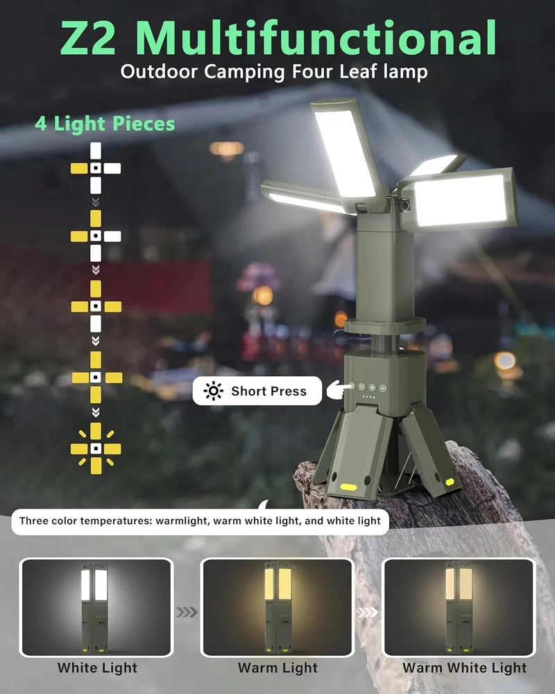 lampe de tente super lumineuse rechargeable pour camping et randonnée