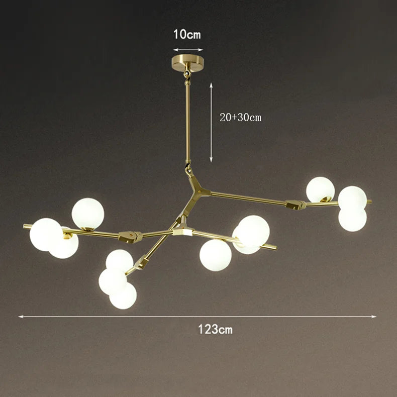 suspension moderne à intensité variable pour décoration intérieure