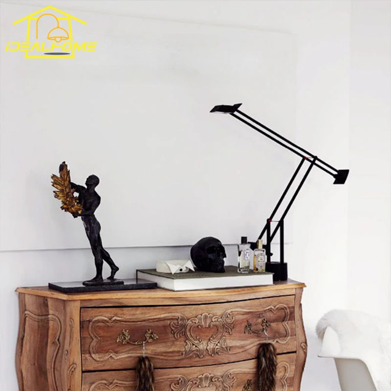 lampe de bureau design danois avec interrupteur mécanique