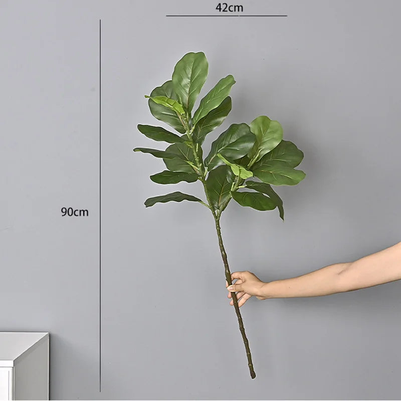 branche de ficus artificiel pour décoration intérieure et extérieure