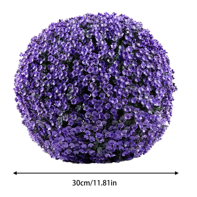 boules de topiaire en gazon artificiel pour décoration extérieure