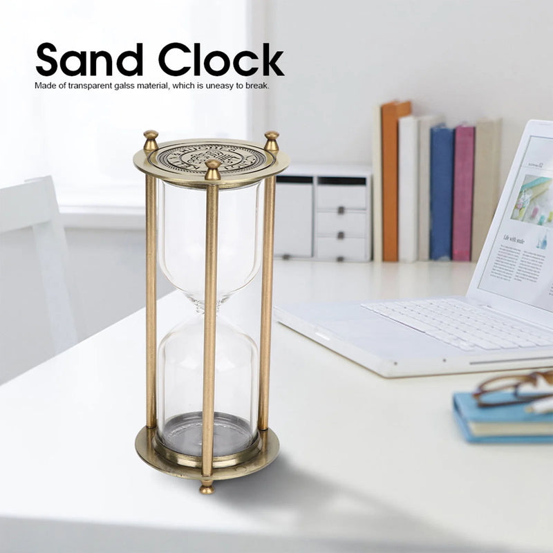 horloge de sable en verre pour décoration et cadeaux