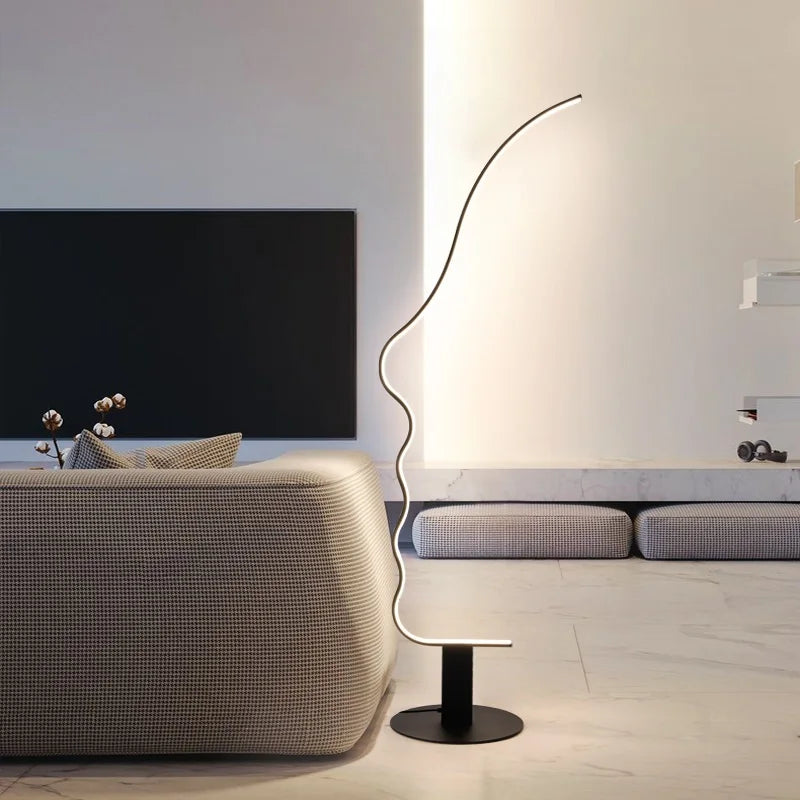 lampadaire moderne minimaliste pour un éclairage créatif intérieur