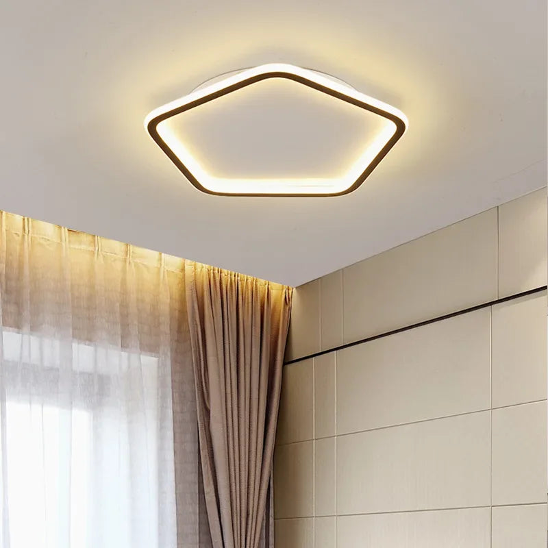 plafonnier led moderne pour décoration intérieure et ambiance chaleureuse