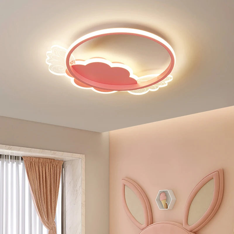 plafonnier nuage mignon pour chambre de princesse fille