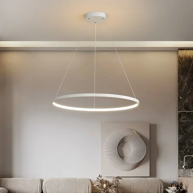 suspension led moderne pour décoration intérieure élégante