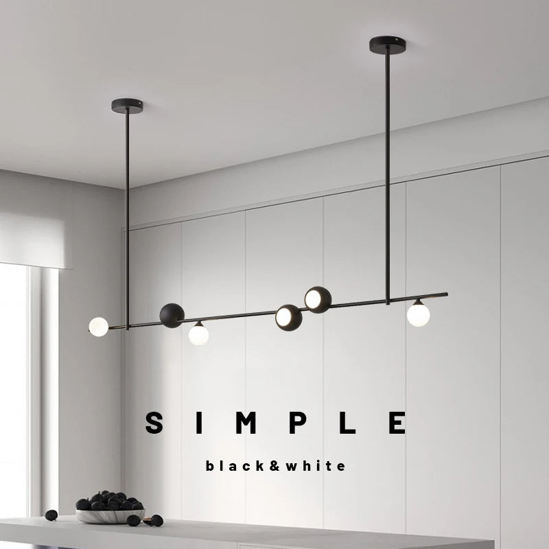 lustre style minimaliste italien moderne pour restaurant ou bar