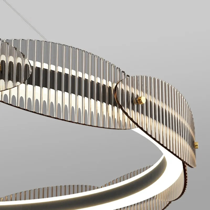 lampe suspendue led minimaliste moderne pour décoration intérieure