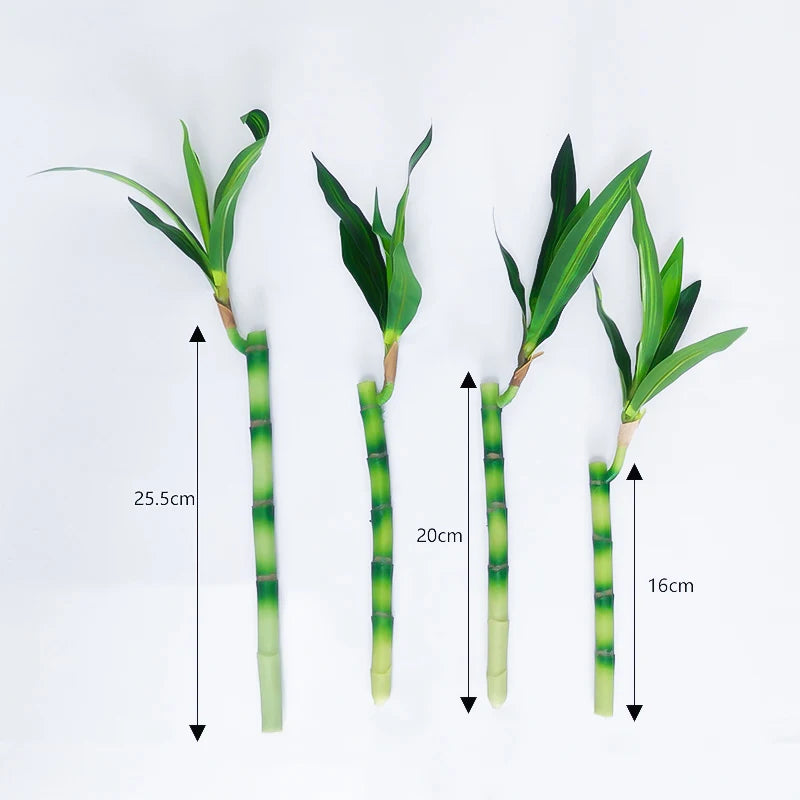 plantes artificielles en bambou pour décoration intérieure et extérieure