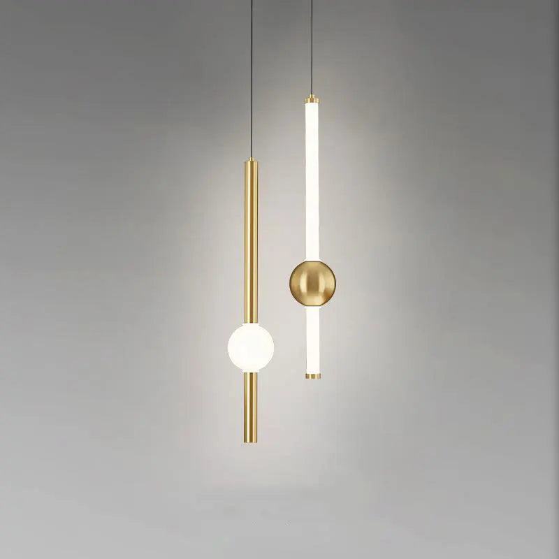 lampe suspendue led en aluminium acrylique design moderne