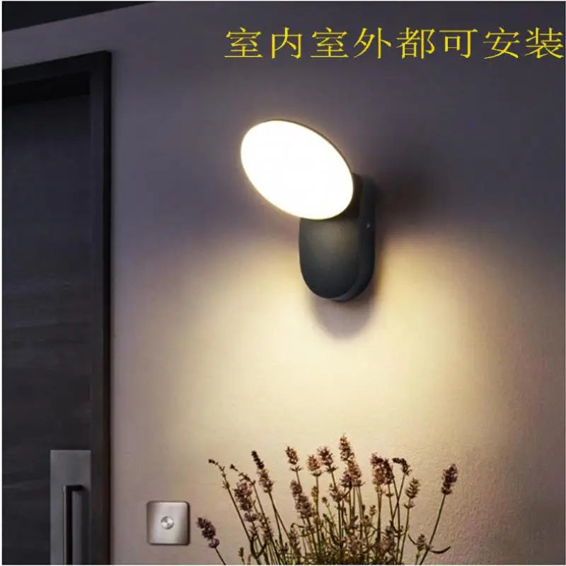 applique murale extérieure étanche avec éclairage led moderne