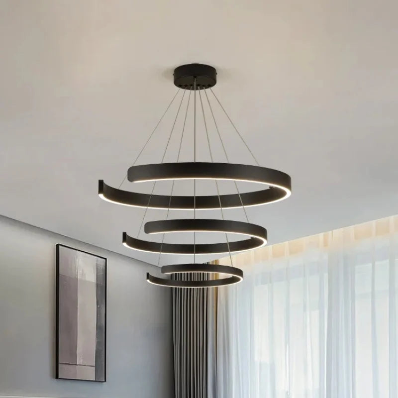 lampes led simplifiées suspendues pour décoration d'intérieur