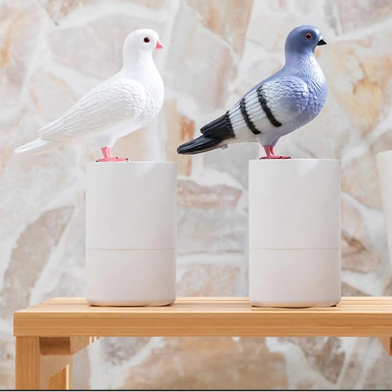 distributeur de savon automatique en forme de pigeon hygiénique sans contact