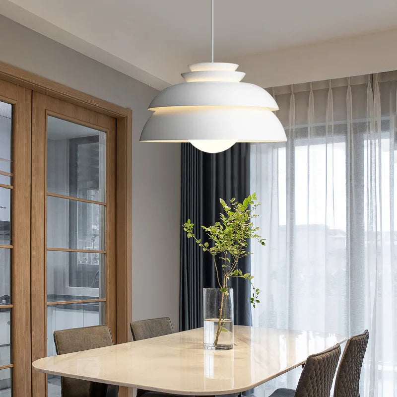 suspension design scandinave moderne à led