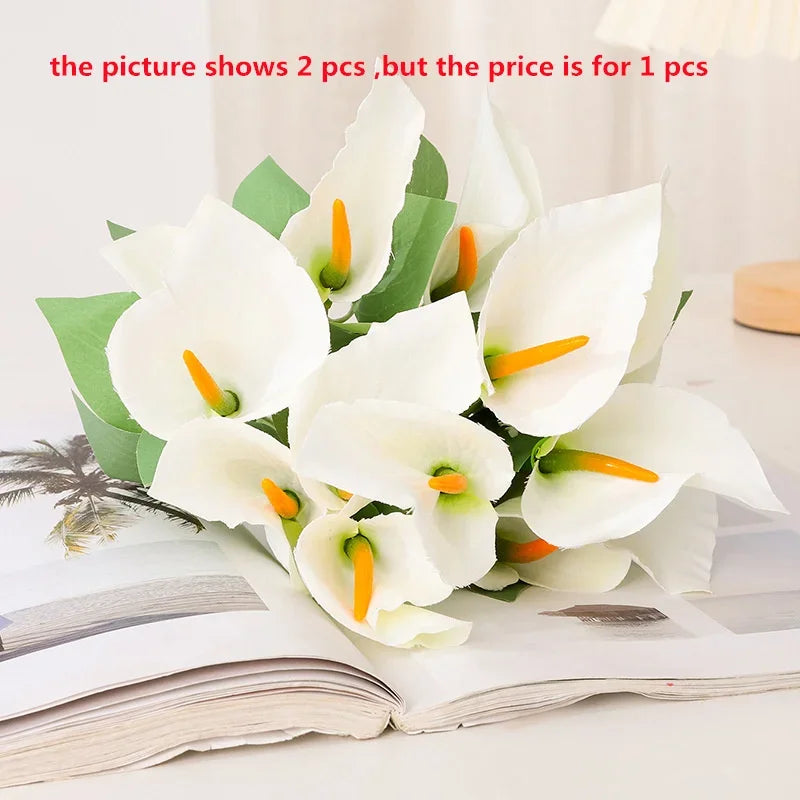 bouquet de lys calla artificiels pour décoration d'événements festifs