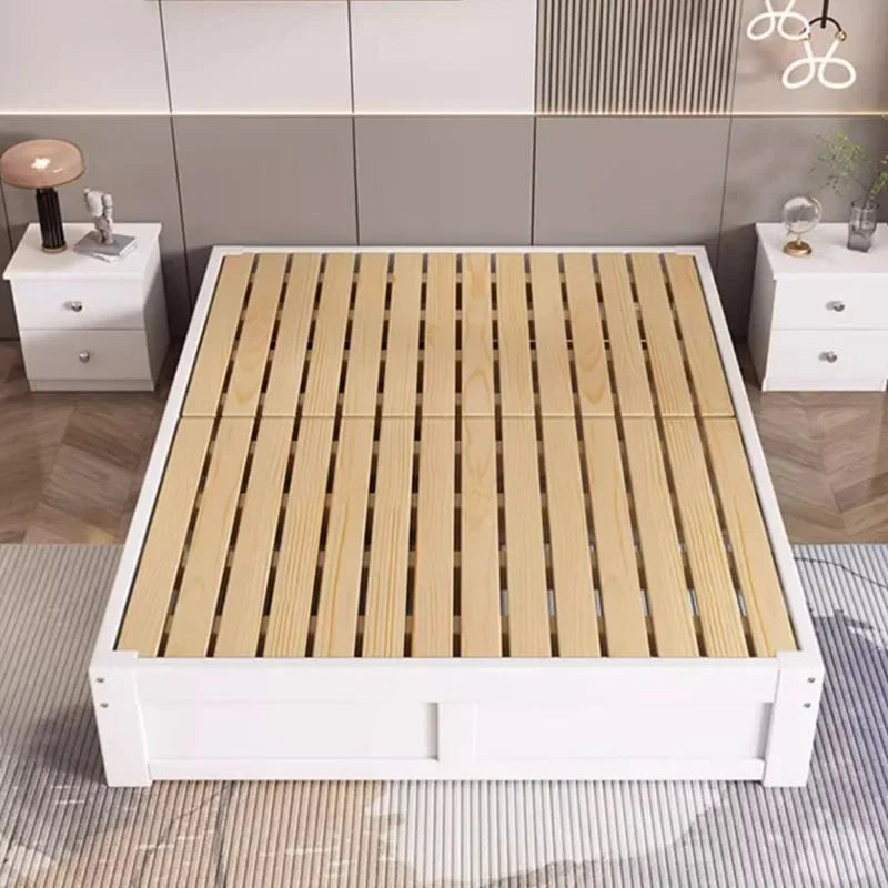 cadres de lit en bois modernes pour chambre minimaliste