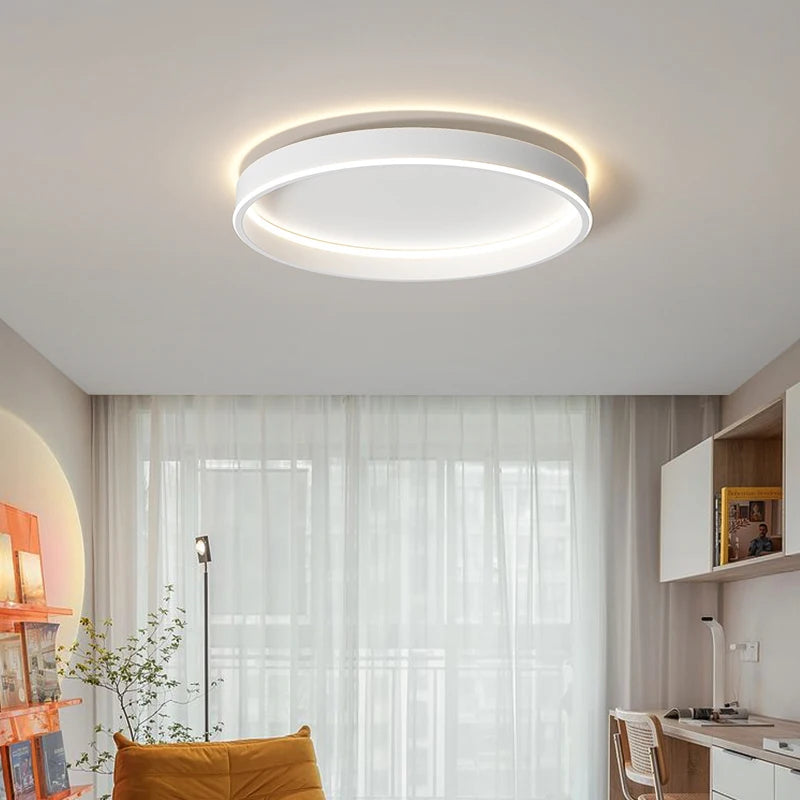 plafonnier led rond minimaliste créatif pour amélioration habitat