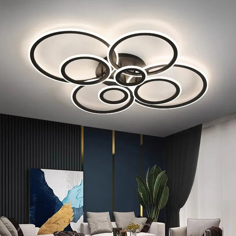 plafonnier led moderne avec gradation pour intérieur élégant