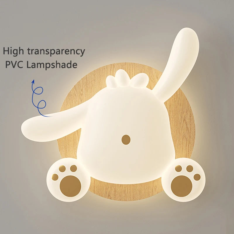 lustre moderne animal pour enfant en forme d'ours avec griffe