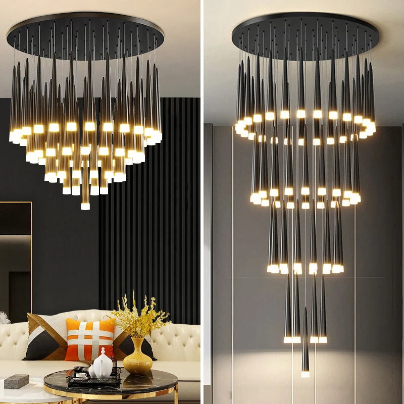 lustre suspendu moderne à LED pour intérieur contemporain