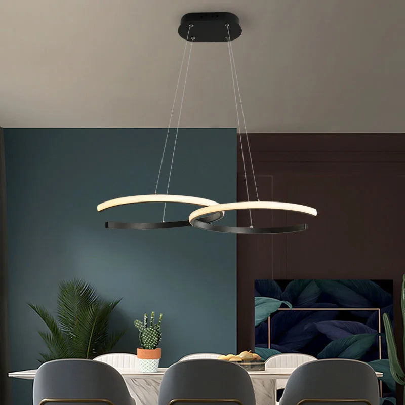 lustre minimaliste design nordique pour intérieur contemporain