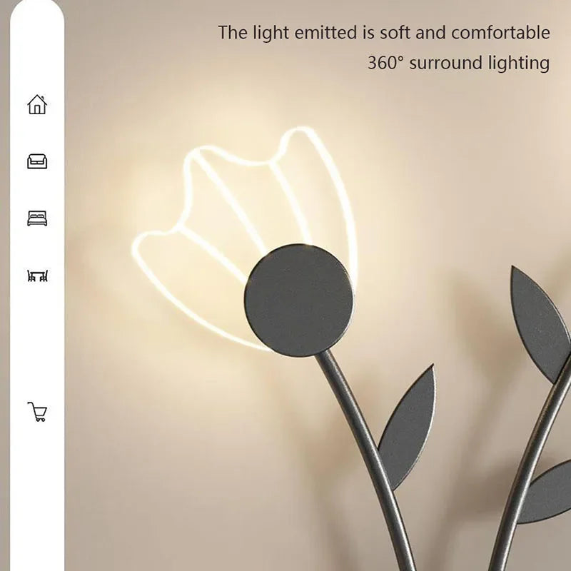 applique murale led moderne pour décoration intérieure élégante