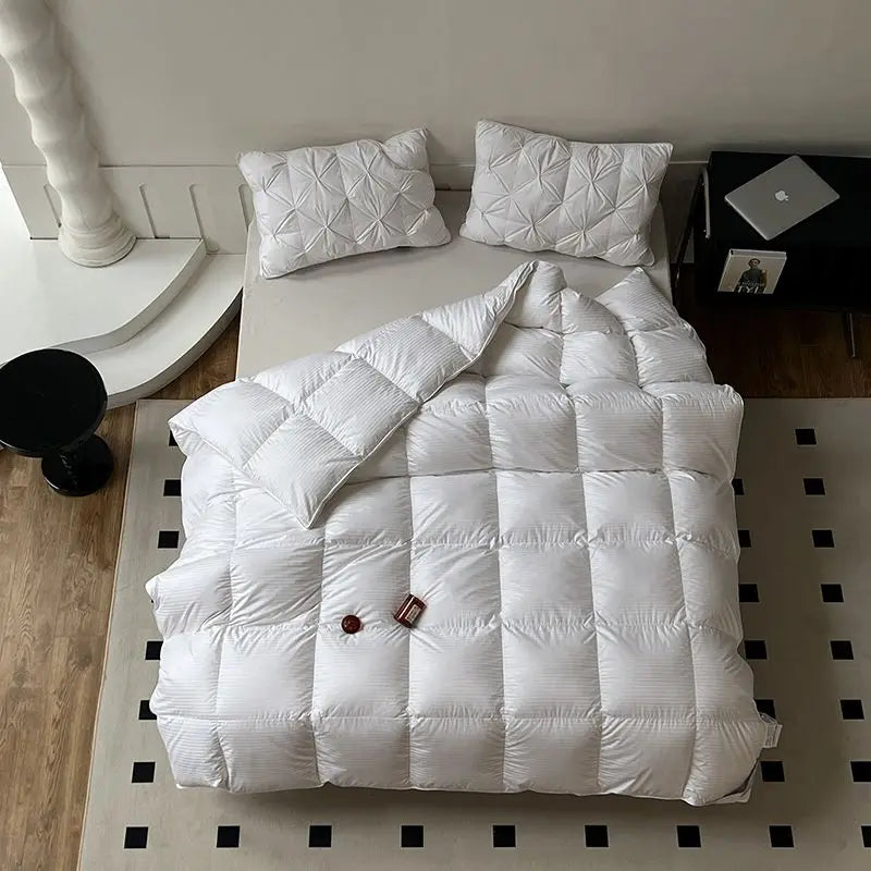 couette d'hiver en duvet d'oie pour un confort hôtelier