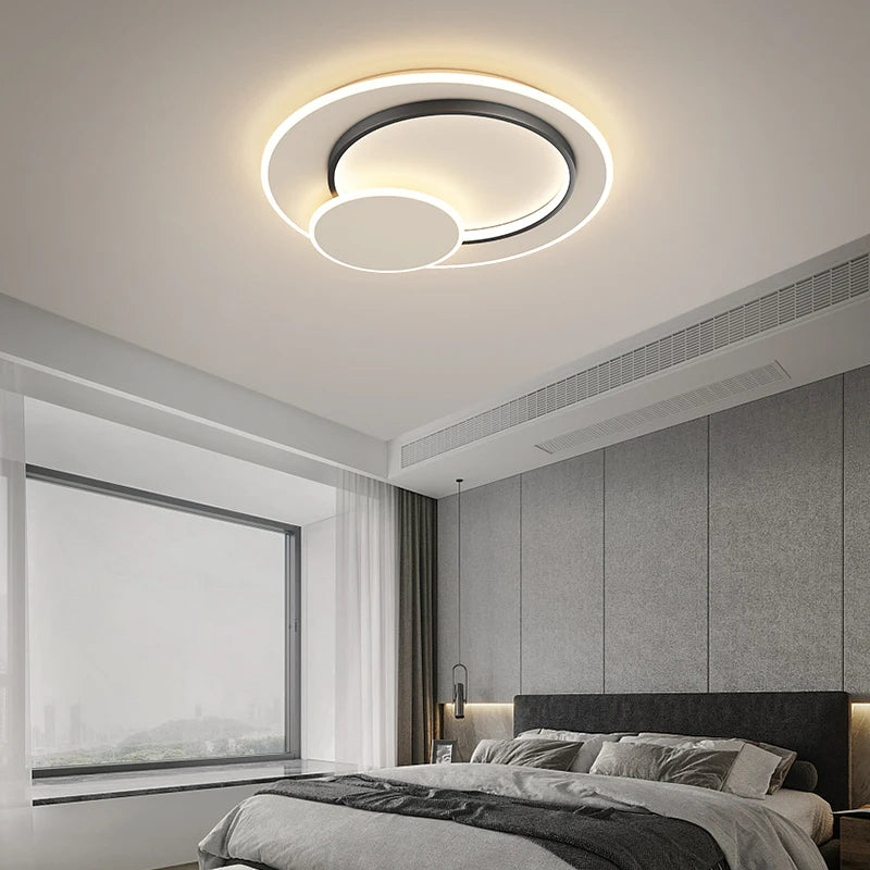 lustre circulaire moderne lumières pour éclairage intérieur décoratif
