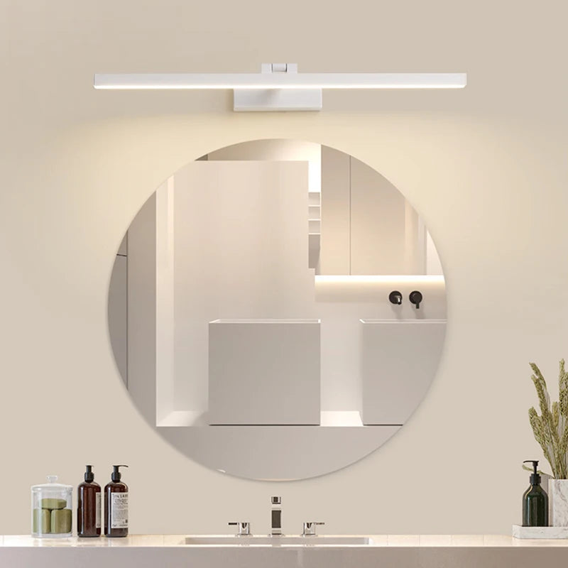 lampe de miroir nordique simple éclairage mural led anti-buée décoratif